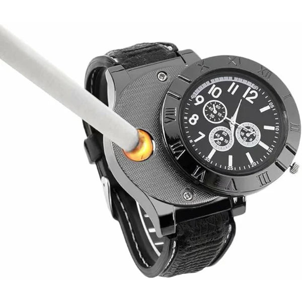 Nextonic ™Men's Military USB Lighter Watch