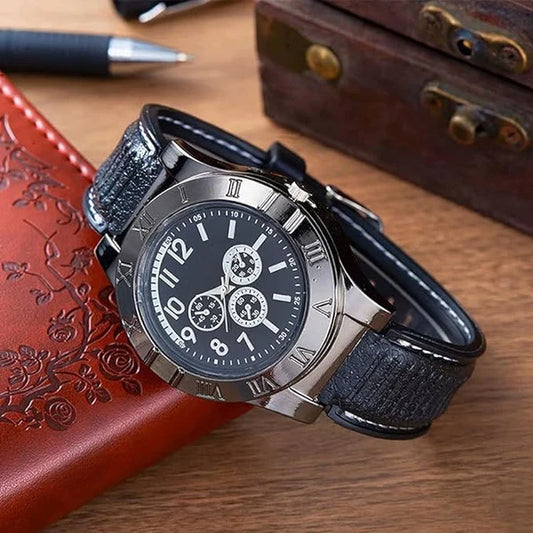 Nextonic ™Men's Military USB Lighter Watch